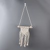 Cotton Cord Macrame Woven Wall Hanging HJEW-C010-22-3