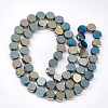 Electroplate Glass Beads Strands EGLA-S176-6C-E04-2