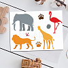 MAYJOYDIY US 1 Set PET Hollow Out Drawing Painting Stencils DIY-MA0001-73B-5