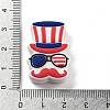 Independence Day Theme Silicone Beads SIL-M005-01C-3