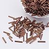 Glass Bugle Beads SEED-E001-12mm-81#-1