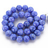 Opaque Baking Painted Glass Beads Strands EGLA-N006-011B-2