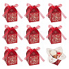 10Pcs Laser Cut Paper Hollow Out Heart & Flowers Candy Boxes CON-TA0001-10D-1