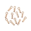 925 Sterling Silver Cord Ends STER-F036-21RG-1mm-1