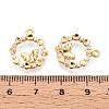 Brass Micro Pave Cubic Zirconia Pendants KK-N263-78C-G-3