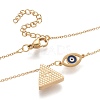 304 Stainless Steel Pendant Necklaces NJEW-M184-04G-1