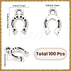 100Pcs Tibetan Style Alloy Pendants FIND-SC0023-11B-2