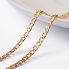 3.28 Feet Ion Plating(IP) 304 Stainless Steel Twisted Chain Curb Chains X-CHS-L014-04G-1