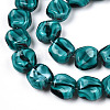 Handmade Milleflori Glass Beads Strands LAMP-M018-01A-10-2