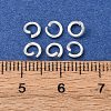 Brass Open Jump Rings KK-G604-08S-24-3