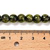 Handmade Dichroic Foil Glass Beads Strands DICH-U001-02E-4