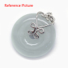 Rhodium Plated 925 Sterling Silver Pendant Bails STER-E061-66P-3
