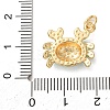 Brass with Enamel Pendants KK-CBA2F11-08A-G04-3