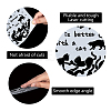 PET Plastic Hollow Out Drawing Painting Stencils Templates DIY-WH0244-242-3