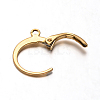 Ion Plating(IP) 316L Surgical Stainless Steel Leverback Earring Findings STAS-F075-38G-2