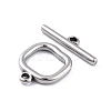 304 Stainless Steel Toggle Clasps STAS-I190-15AS-2