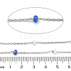 304 Stainless Steel Enamel Link Chains AJEW-Z028-09P-03-2