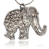Tibetan Style Alloy Rhinestone Big Pendants LS-ALRI-L048-28AS-2