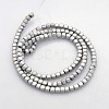 Electroplate Non-magnetic Synthetic Hematite Beads Strands G-J212D-01-2