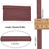 20 Yards Polyester Non-Slip Silicone Gripper Band OCOR-GF0003-94A-2