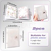 2Pcs PVC Mini Photocard Holder Book AJEW-SP0002-20A-06-2