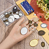 1Bag Alloy Pendant Cabochon Settings FIND-SC0023-79B-01-3