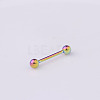 316 Surgical Stainless Steel Tongue Rings WGF0CE1-06-1