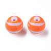 Opaque Striped Acrylic Beads MACR-S373-27C-04-2