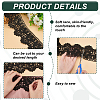 FINGERINSPIRE 7~7.5 Yards Flat Milk Fiber Lace Trim SRIB-FG0001-18A-3