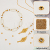 300Pcs Tibetan Style Alloy Beads Daisy Spacer Beads TIBEB-PH0005-05AG-4