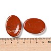 Oval Natural Red Jasper Worry Stone G-G104-01B-3