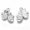 Tibetan Style Alloy Pendants TIBE-N010-24AS-RS-2