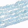 Natural Aquamarine Beads Strands G-G841-A11-1