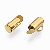 304 Stainless Steel Slide On End Clasp Tubes STAS-S115-01B-G-1