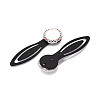 Alloy & Iron Bookmark Cabochon Settings PALLOY-N184-04S-2