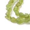 Raw Rough Natural Peridot Beads Strands G-M453-C02-4