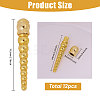 12Sets Alloy Pendants Findings FIND-CA0009-94G-2