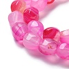 Natural Banded Agate Beads Strands G-G172-02B-4