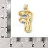 Alloy Enamel Pendants ENAM-S023-01G-F-4