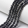 Opaque Solid Color Imitation Jade Glass Beads Strands X-EGLA-A044-P6mm-D18-1