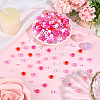 1200Pcs 10 Styles Opaque Plastic and  Opaque Acrylic Beads KY-PA0001-15A-4