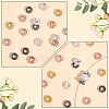 100Pcs 4 Colors Plastic Spacer Beads FIND-SC0021-95-7