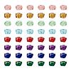  75pcs 5 colors Transparent Resin Beads RESI-TA0001-58-22