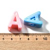 UV Plating Opaque Acrylic European Beads SACR-Z007-01A-3