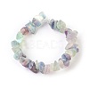 Natural Electroplated Fluorite Beads Strands X-G-G767-08A-2