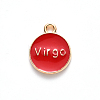 Alloy Enamel Pendants ENAM-S124-01B-07B-3