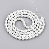 Baking Paint Pearlized Glass Pearl Bead Strands HY-T002-01A-01-1