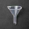 Transparent Plastic Funnel Hopper FIND-WH0165-30-1