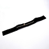 Nylon Zipper with Brass Finding DIY-TAC0016-02A-1