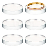 Transparent Glass Display Pedestals AJEW-WH0515-58B-1